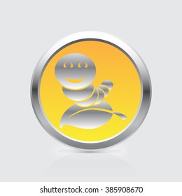 Worm vector icon