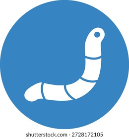 Ilustração de design de ícone de vetor de worm
