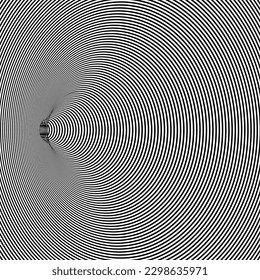 Obra de arte Wormhole Optical Illusion, ilustración de arte vectorial 8