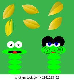 Worms foliage smile