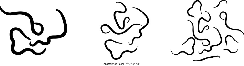 Worms intestinal icon , vector