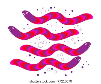 Worms  (motion illusion)
