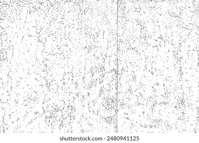 Textura gris desgastada. Textura granulada oscura sobre fondo blanco. Superposición de polvo con textura. Partículas de ruido de grano. Efecto intemperizado. Patrón de granulado roto. Ilustración vectorial, EPS 10.