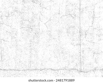 Textura gris desgastada. Textura granulada oscura sobre fondo blanco. Superposición de polvo con textura. Partículas de ruido de grano. Efecto intemperizado. Patrón de granulado roto. Ilustración vectorial, EPS 10.