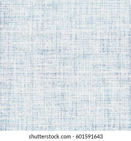 Worn blue canvas texture. Abstract vector.