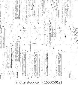 Worn down wallpaper pattern design. Broken plaster and grunge damask effect. Distressed overlay texture design. Vector illustration. Eps10.