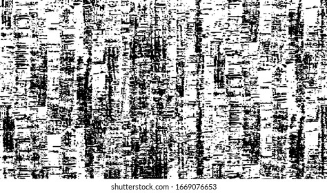 Worn down wallpaper pattern design. Broken plaster and grunge damask effect. Distressed overlay texture design. Vector illustration. Eps10.