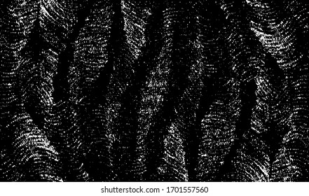 Worn down wallpaper pattern design. Broken plaster and grunge damask effect. Distressed overlay texture design. Vector illustration. Eps10.