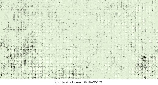 Worn halftone grunge texture on vintage paper with distressed creases, speckled ink dots and subtle noise. Versatile background and overlay for retro print, poster, web, packaging and graphic design projects.