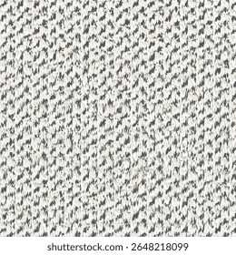 Tapete cinza claro com pontos pretos. Um tapete de chão feito de juta ou fibra sintética. Abstrato sem emenda. Arte vetorial.