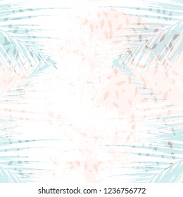 Worn Marble Gold and Pastel advertising background. Fashion artistic template for new collection sign board or sale banner design. Trendy chic and vintage old textures