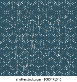 Worn out antique seamless background Square Mosaic Check Ross Line, Ideal for wallpaper decoration or greeting card design template.