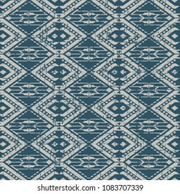 Worn out antique seamless background Triangle Check Cross Stitch Frame Line, Ideal for wallpaper decoration or greeting card design template.