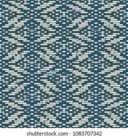 Worn out antique seamless background Check Cross Geometry Stitch Line, Ideal for wallpaper decoration or greeting card design template.