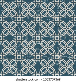 Worn out antique seamless background Curve Round Corner Square Frame, Ideal for wallpaper decoration or greeting card design template.