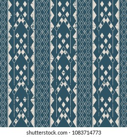 Worn out antique seamless background Triangle Arrow Check Geometry Cross Line, Ideal for wallpaper decoration or greeting card design template.