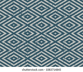 Worn out antique seamless background Stitch Cross Square Check Diamond Frame Line, Ideal for wallpaper decoration or greeting card design template.