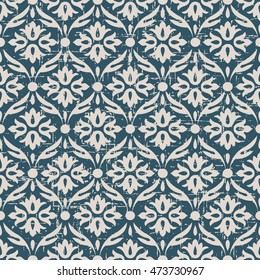 Worn out seamless background 473 primitive curve round cross flower
