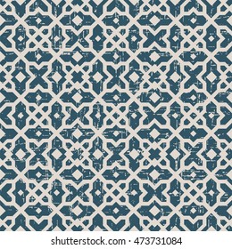 Worn out seamless background 500 square star cross geometry kaleidoscope

