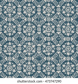 Worn out seamless background 543 vintage round cross flower vine leaf
