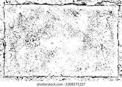 Worn paper effect backdrop. Realistic texture overlay. Overlay texture stamps with torn. Old paper. Frame design element. Vector illustration.	