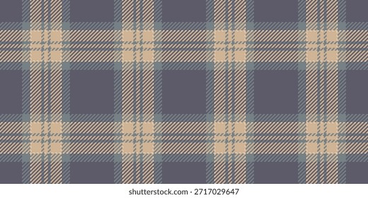Verificação de fundo xadrez desgastada, padrão de textura superior têxtil. Kid tecido tartan vetor sem emenda em pastel e paleta de cores claras.