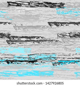 Worn Texture Chalk Coal Surface. Pinstripe Endless Repeating Elements. Chalk Print. Trending Blue and Gray Backdrop. Chalk Coal Overlay Surface. Abstract Brush Vector illustration.