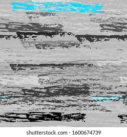 Worn Texture Chalk Coal Surface. Pinstripe Endless Repeating Elements. Chalk Print. Sport Blue and Gray Backdrop. Chalk Coal Overlay Surface. Abstract Brush Vector illustration.