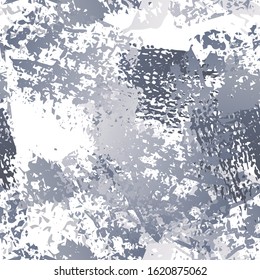 Worn Texture Splatter Surface. Paint Endless Repeating Elements. Splash Trends Motif. Artistic Summer Black and White Watercolor Overlay Surface. Abstract Brush Vector illustration.