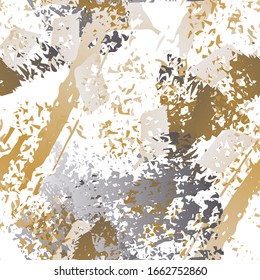 Worn Texture Splatter Surface. Paint Endless Repeating Elements. Splatter Pattern. Sport  Illustration Black and White Watercolor Overlay Surface. Abstract Brush Vector illustration.