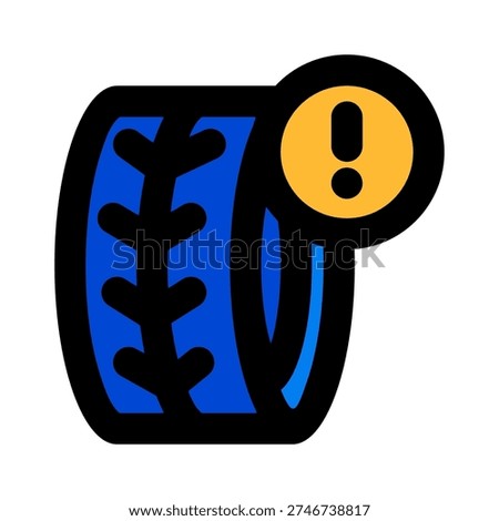 worn tires icon set collection in color colors perfect for web, app, mobile featuring business, technology.