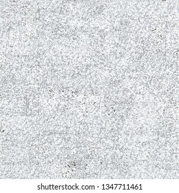 Worn wall texture. Dirty and scratched stone surface. Light gray rough background. Vector illustration.