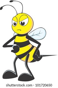 Worried Bee being impatient