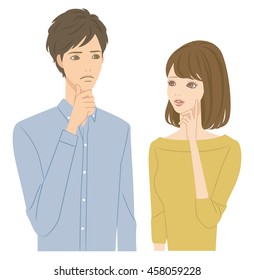 Worried Couple