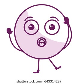 worried face emoticon kawaii character