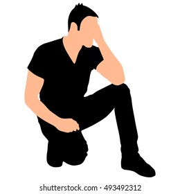 worried man