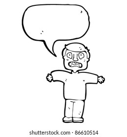 worried man cartoon