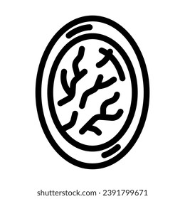 worry stones fidget toy line icon vector. worry stones fidget toy sign. isolated contour symbol black illustration