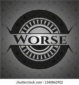 Worse black emblem