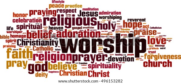 worship-word-cloud-concept-vector-illustration-stock-vector-royalty-free-496153282