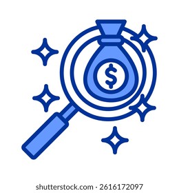 Worth Icon Element For Design