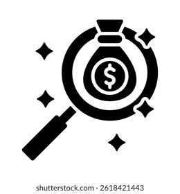 Worth Icon Element For Design