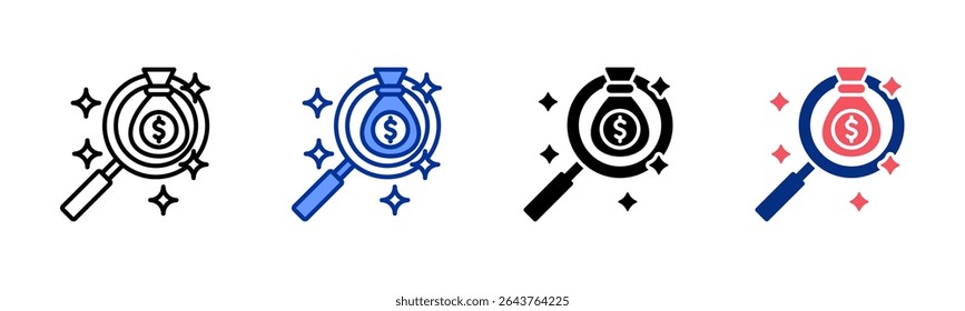 Worth icon sheet multiple style collection