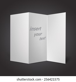 It is worth a piece of paper of a curved vector illustration 