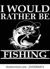 I would rather be fishing EPS file for cutting machine. You can edit and print this vector art with EPS editor.