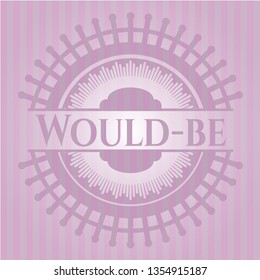 Would-be pink emblem