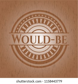 Would-be retro wood emblem