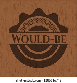 Would-be retro wood emblem
