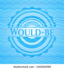 Would-be water concept emblem.