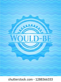 Would-be water representation badge background.